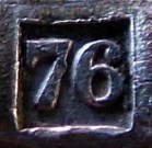 The production year marking on silver-plated Christofle cutlery between 1862 and 18779