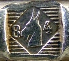 The goat's mark used by Manufacture de L'Alfnide between 1888 and 1920