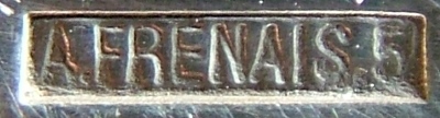 Mark for large/special pieces of cutlery manufactured using mtal extra-blanc as a base metal for silvering