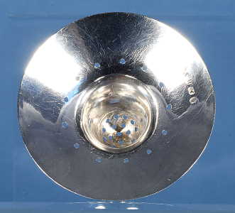 Georgian silver nipple shied dated 1797