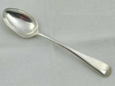 Old English pattern silver spoon