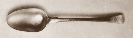 Old English with Shoulders pattern silver spoon