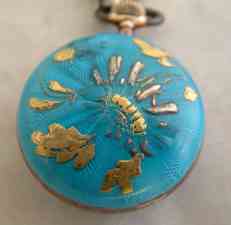 enameled watch