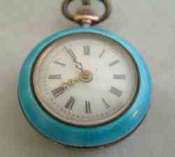enameled watch