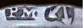 silversmith's mark: Pietro Maffioletti, Parma 1727-1798