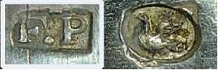 silversmith's mark: Ferdinando Pelizza, Parma last quarter 18th/first quarter 19th century