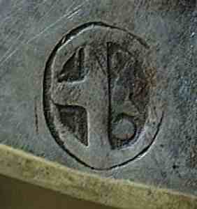 mark without crown on a monstrance