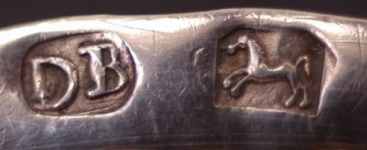 silversmith's mark: Domenico Barbieri, Parma 18th century