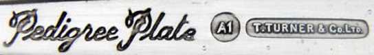Pedigree trade name: T. Turner & Co Ltd - Sheffield