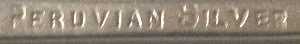Peruvian trade name: Thomas Hands & Son - Birmingham