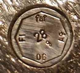 special mark for galvanoplast