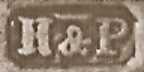 Hirons & Plante, sterling silver and silverplate  mark, Birmingham December 1860