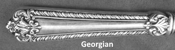 Poole Silver Co: Georgian flatware pattern