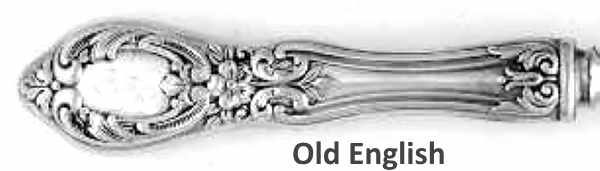 Poole Silver Co: Old English flatware pattern