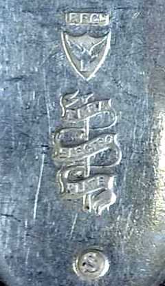 Potosi Silver Co, silver plate mark
