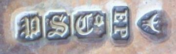 Potosi Silver Co, silver plate mark