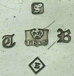 Silverplate trademark of Thomas Bradbury  & Sons