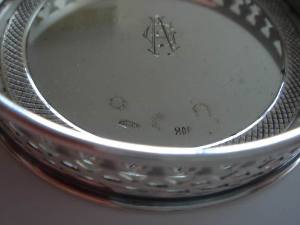 Lombardo Veneto (Venice) pseudo hallmarks and Italian hallmarks: maker Ditta Soldati di Dabbene Marco, Milan