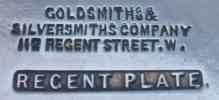 Regent trade name: Goldsmiths and Silversmiths Co - London