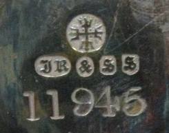 John Round & Son, silverplate mark accompanied by the 'four tridents' trade mark, previously  used by Joseph Ridge