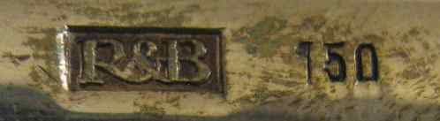 Robbe & Berking, silverplate marks