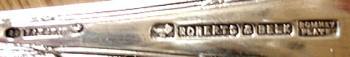 Roberts & Belk, silverplate mark
