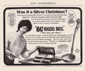 An ancient advertisement of 1847 Rogers Bros