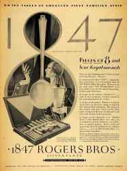 1847 Rogers Bros: 1929 advertisement