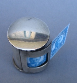 R. Blackinton & Co silver roll stamp case