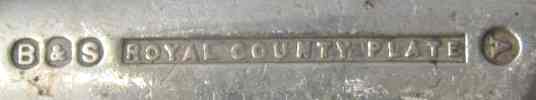 Royal County trade name: Bracher & Sydenham - Reading