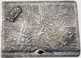 cigarette case in samorodok technique