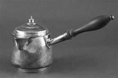 William IV silver brandy saucepan