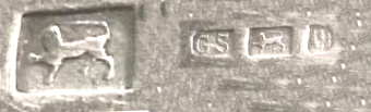 SAVAGE and English pseudo hallmarks, George Savage, Montreal and Toronto, Ontario c. 1820s/1840s (courtesy Ian Service)