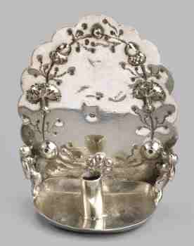 silver sconce in miniature, c. 1704