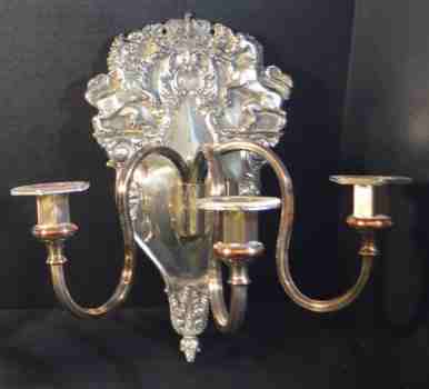Old Sheffield Plate sconce