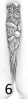Shiebler flatware pattern: Flora, sterling, 1887