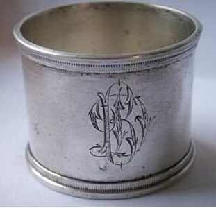 silver napkin ring