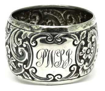 silver napkin ring