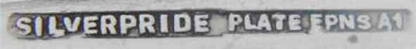 Silverpride trade name: Slack & Barlow - Sheffield