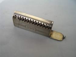 Gorham silver travel shaving and vanity set: tooth brush holder 