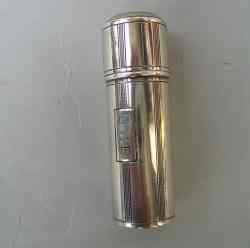 Gorham silver travel shaving and vanity set: brush