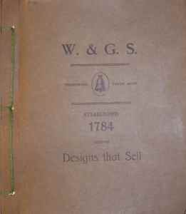 W&G Sissons silver catalog