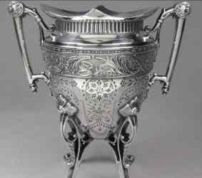 silverplate spoon holder