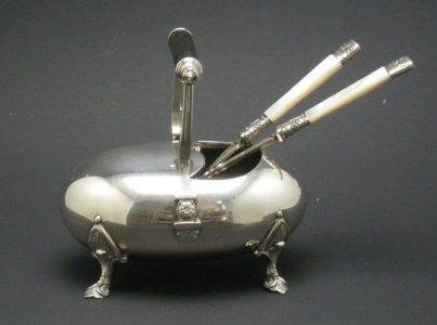 silver plated spoon warmer