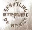 William Spratling, SPRATLING DE MEXICO mark circa 1949/1951