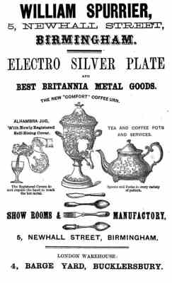 William Spurrier: ancient advertisement