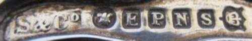 Spurrier & Co, silverplate mark