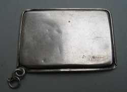 silver stamp case, Birmingham 1910