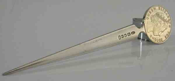 Stuart Devlin, silver paper knife