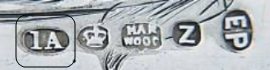 silver plate mark: superior quality A1